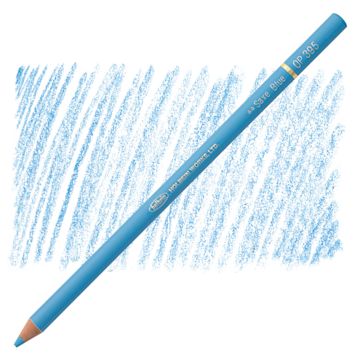 Open in modal - Holbein Artists' Colored Pencil - Saxe Blue, OP395 pencil and swatch