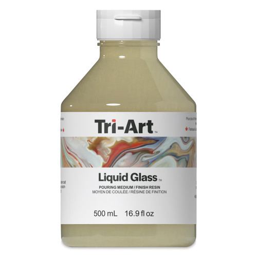 Tri-Art Liquid Glass Acrylic Pouring Medium - 500 ml