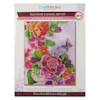 Craft Medley Diamond Painting Canvas Art Kit - Butterfly and Flowers