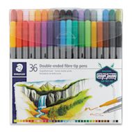 Staedtler Double-Ended Fiber-Tip Pen Sets