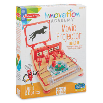 Melissa & Doug Innovation Academy Kits - Front of package of Movie Projector Kit