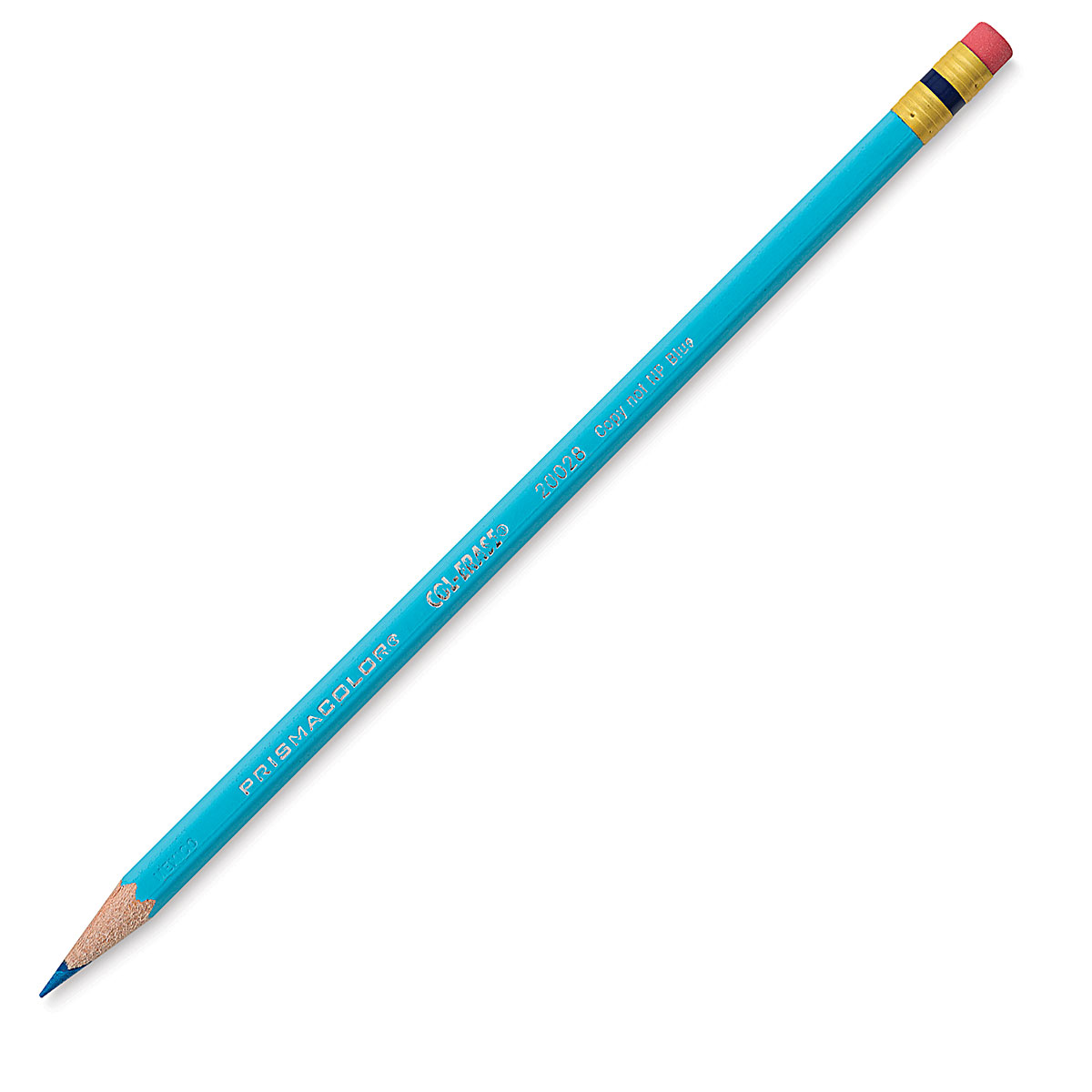 Prismacolor 20046 Col-Erase Pencil w/Eraser, Green Lead, Green Barrel, Dozen
