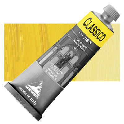 Maimeri Classico Oil Color - Primary Yellow, 60 ml tube