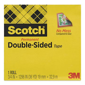 Open in modal - Scotch Permanent Double-Sided Tape - 3/4" x 1296", front of the packaging