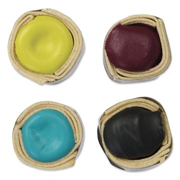 Open in modal - Beam Paints Watercolor Paintstones - Set of 4, CMYK Colors top view