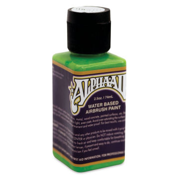 Alpha6 AlphaAir Airbrush Ready Paint - Slime Green, 2.5 oz, Bottle
