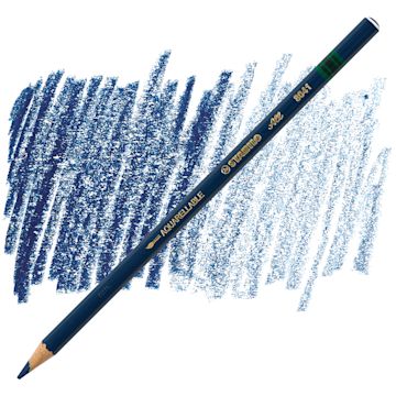 Open in modal - Stabilo Colored Marking Pencil - Blue pencil and swatch