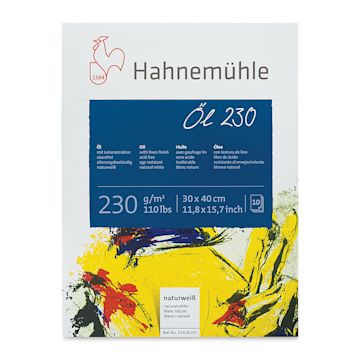 Open in modal - Hahnemühle Oil and Acrylic Paper Pad - 12" x 16", 110 lb (230 gsm), 10 Sheets