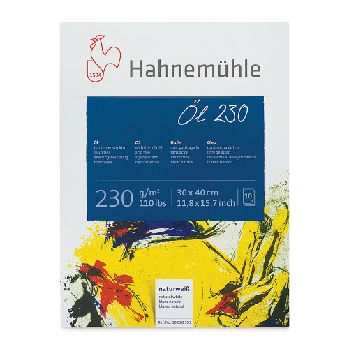 Hahnem�hle Oil and Acrylic Paper Pad - 12