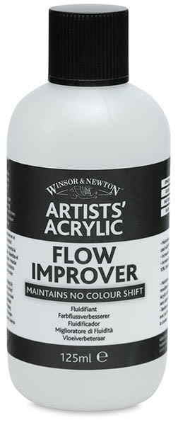 Winsor & Newton Artists' Acrylic Flow Improver - Front of bottle shown
