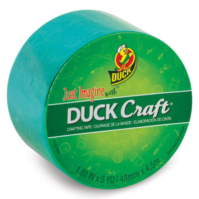ShurTech Duck Mirror Crafting Tape - Green Mirror, 1.88" x 5 yd (In package)