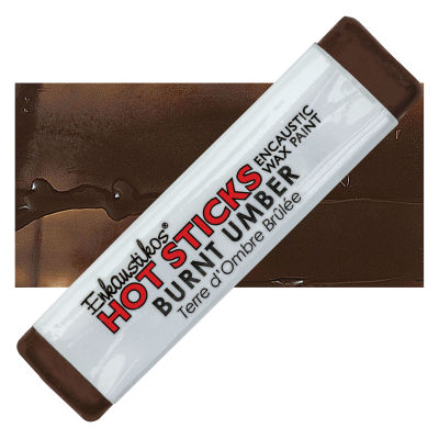 Enkaustikos - Hot sticks Encaustic Wax Paint, Burnt Umber, 13 ml Stick