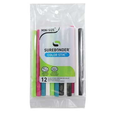 Open in modal - All-Temp Colored Mini Glue Sticks - Front of package 
