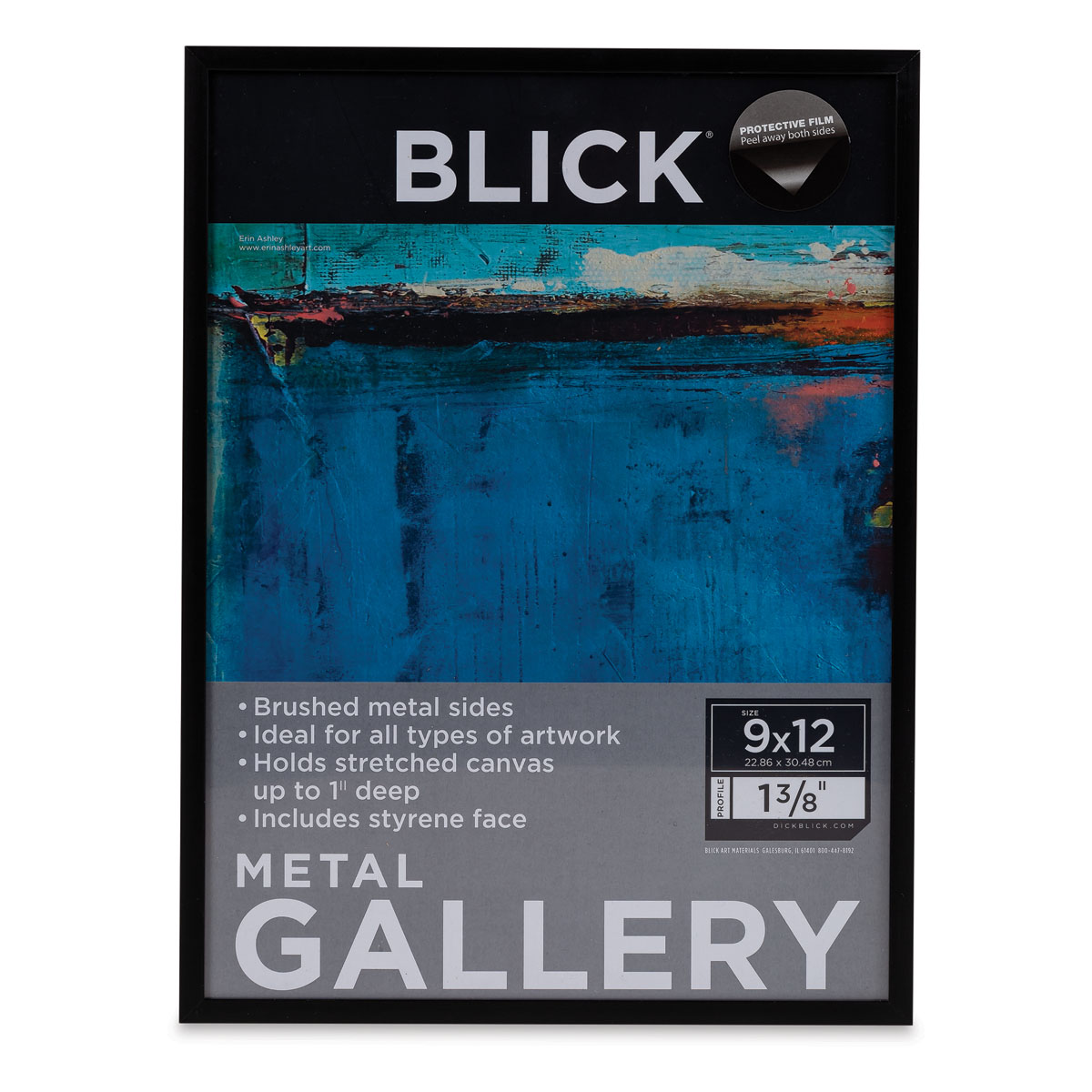 Blick Metal Gallery Frame-Black, 9” X 12” | BLICK Art Materials