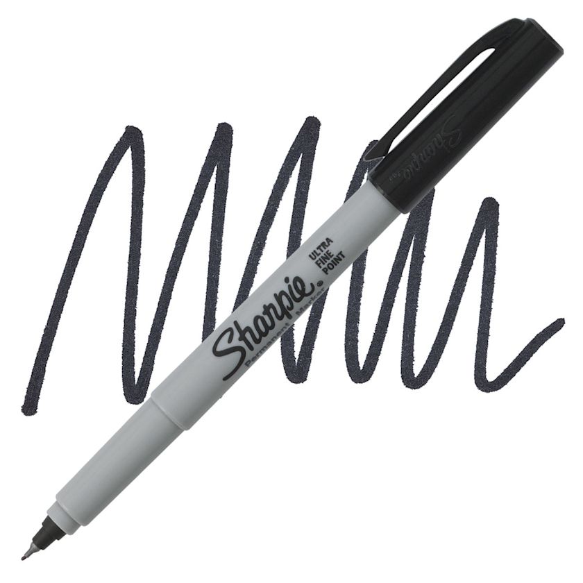 Sharpie UltraFine Point Marker Black, UltraFine Point BLICK Art