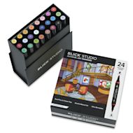 Blick Studio Double-Ended Alcohol Art Markers - Set of 24, Assorted Colors