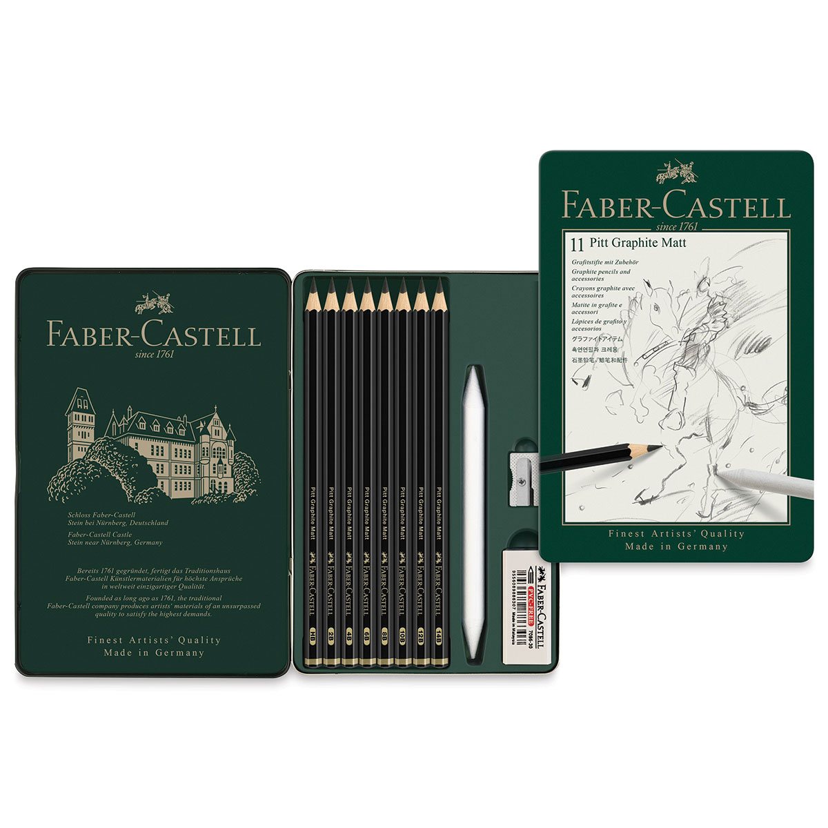 Faber-Castell® PITT® Matte Graphite Pencil Set