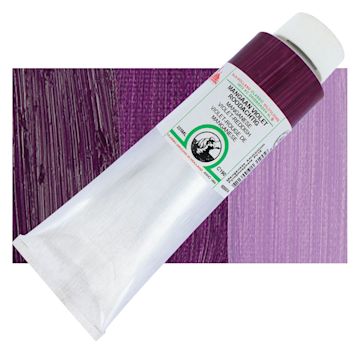 Open in modal - Old Holland Classic Oil Color - Manganese Violet Reddish, 225 ml tube and swatch
