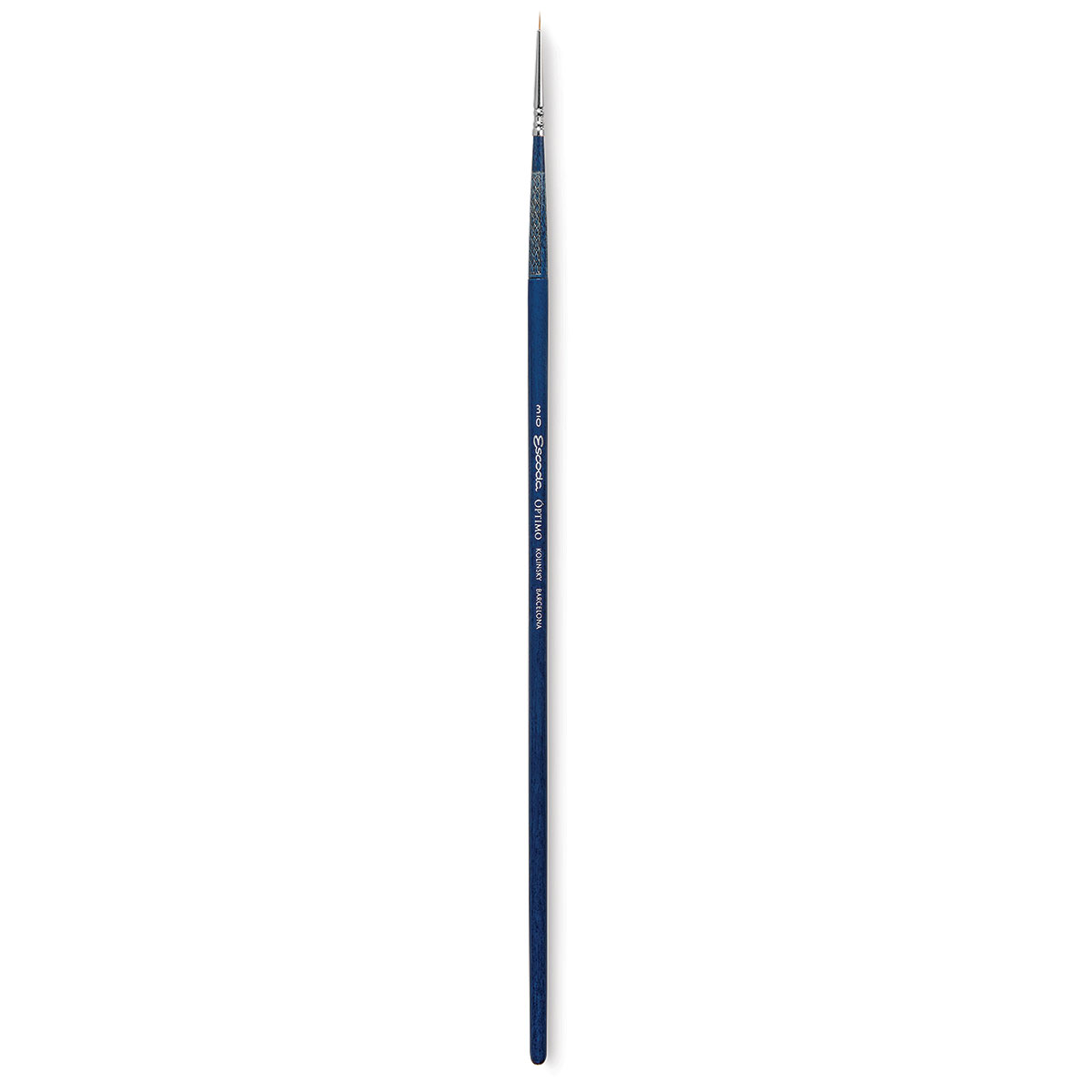 Escoda Optimo Kolinsky Sable Brush - Pointed Round, Long Handle, Size 3/0 