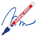 Edding Permanent Marker - Blue, 400 Series, Bullet Nib, 1 mm