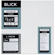 Blick Studio Linen Stretched Canvas - 12" x 12", Gallery 1-1/2" Profile
