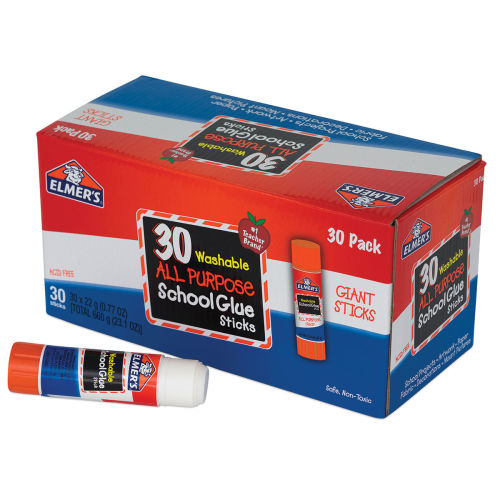 Elmer's Washable School Glue Pens 2 x Packs of 3 Glue Sticks Non-Toxic