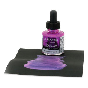 Dr. Ph. Martin's Iridescent Calligraphy Ink - Orchid, 1 oz