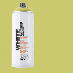 Montana White Spray Paint - Desert, 400 ml, Spray Can with Swatch