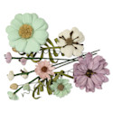 Little Birdie Heleen Paper Flowers - Fairy Garden, Pkg of 12