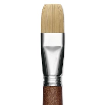 Open in modal - Escoda Futura Synthetic Bristle Brush - Series 5420, Bright, Size 24, Long Handle, close-up