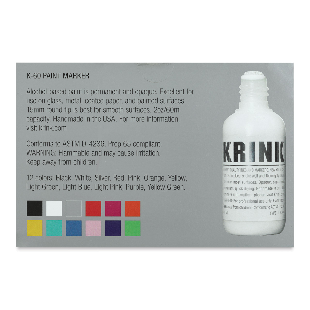 Krink K-60 Paint Marker - Yellow