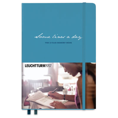 Leuchtturm1917 Some Lines a Day Notebook - Stone Blue, 5-3/4" x 8-1/4"