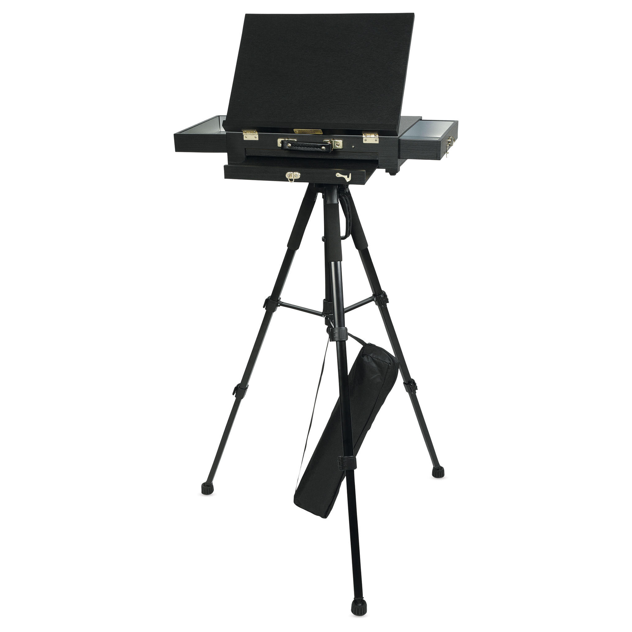U.S. Art Supply 18 Large Tabletop Display Stand A-Frame Artist Easel (Pack  of 12), Beechwood Tripod Canvas Photo Holder 