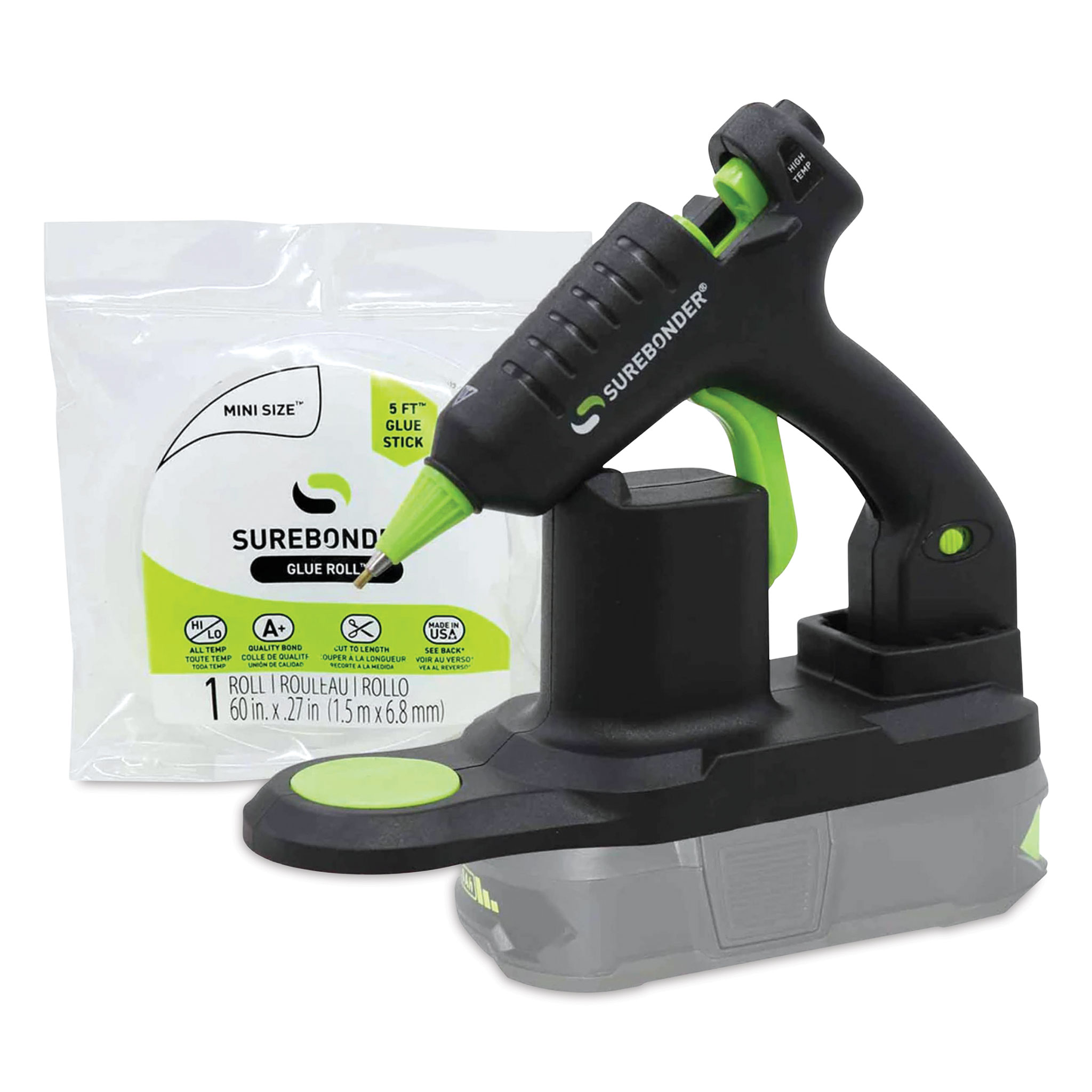 SUREBONDER Plus Specialty Series Mini Cool Shot Glue Gun Ultra Low  Temperature 10 Watts - Includes 12 Cool Shot Glue Sticks 4 in the Glue Guns  department at