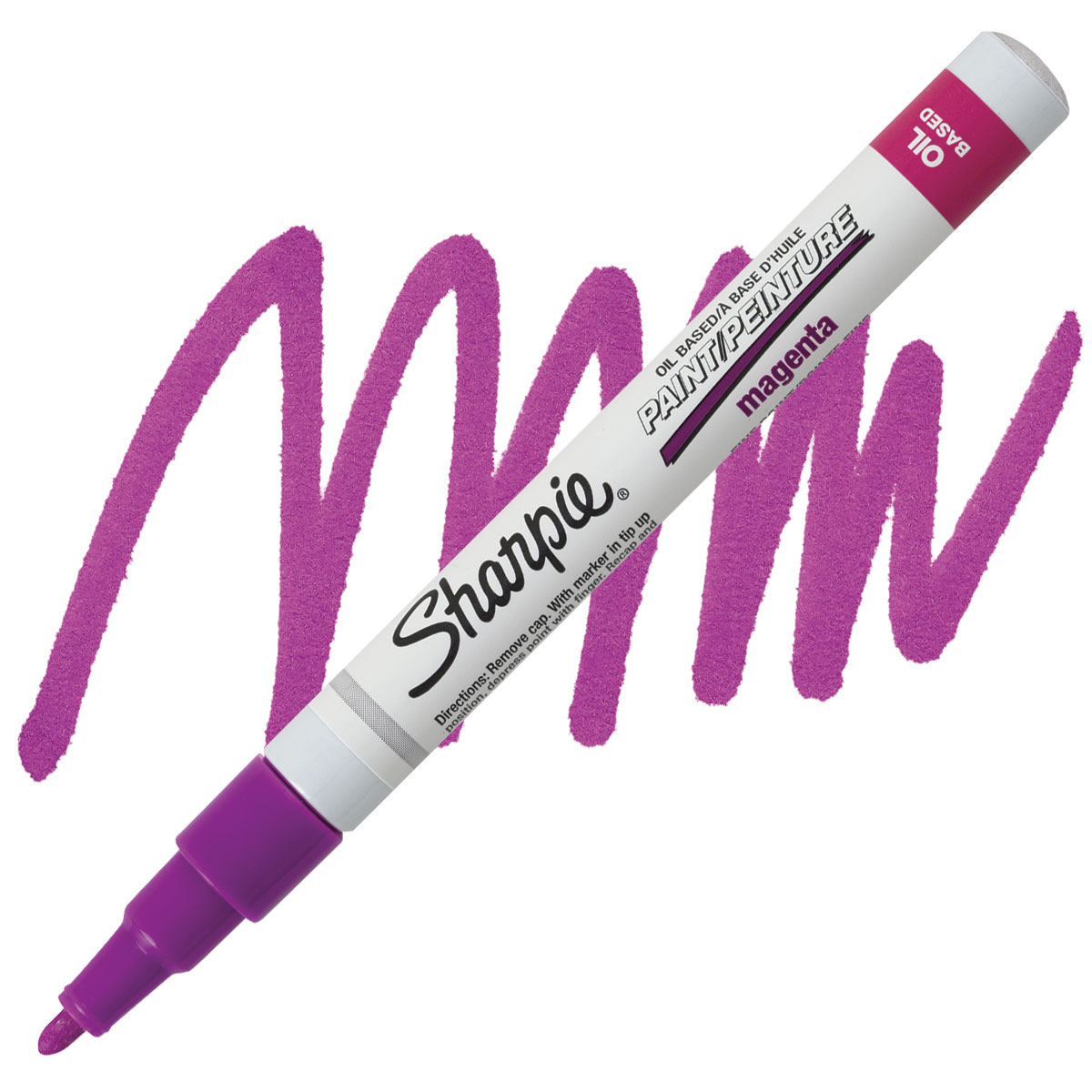 12 Magenta Sharpie Paint Markers, Fine Point, Oil-based Permanent