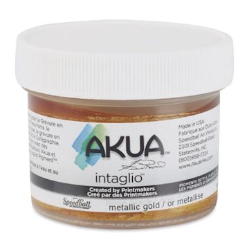 Open in modal - Akua Intaglio Ink - Metallic Gold, 59 ml