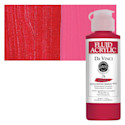 Da Vinci Fluid Acrylics - Quinacridone Crimson, 4 oz bottle