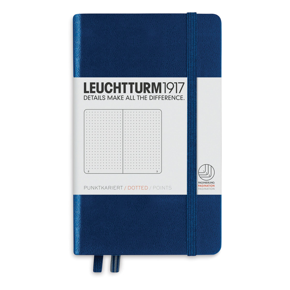 Leuchtturm 1917 Hardcover Dot Grid Notebook in Vanilla - A5