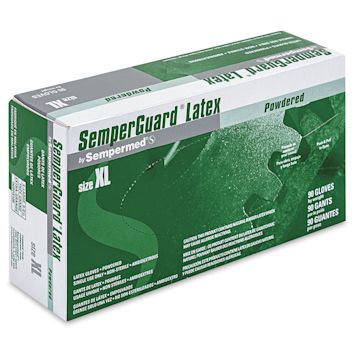 Open in modal - Glove Pack - Small, Latex, Powdered, Pkg of 100 - box standing upright