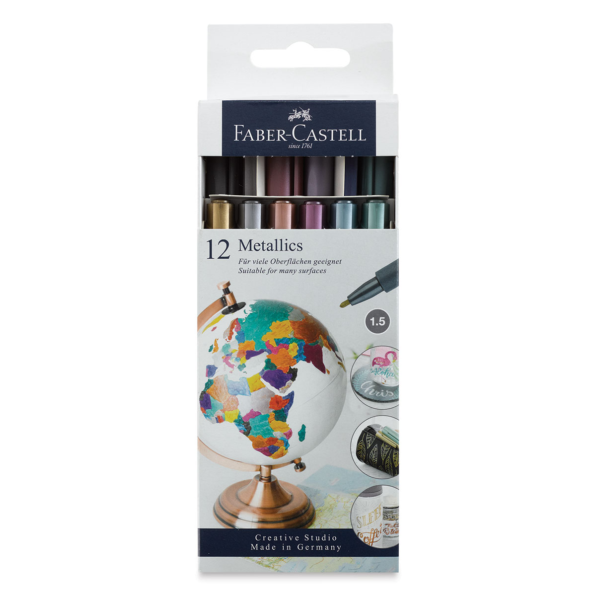 Faber-Castell Metallic Markers 6 Pack