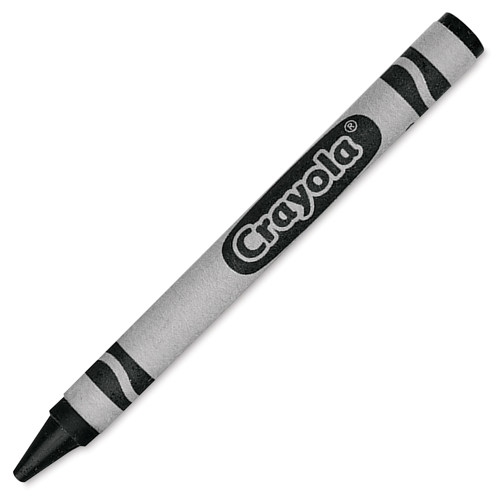 Crayola Single Color Crayon, 12 Count Box, Black; no