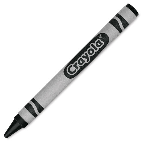 Crayola Crayons - Black, Box of 12