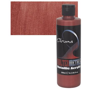 Open in modal - Chroma Molten Metals Acrylic - Rojo Gold and swatch
