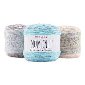 Premier Yarn Momenti Yarn (a selection of 3 available colored yarns)
