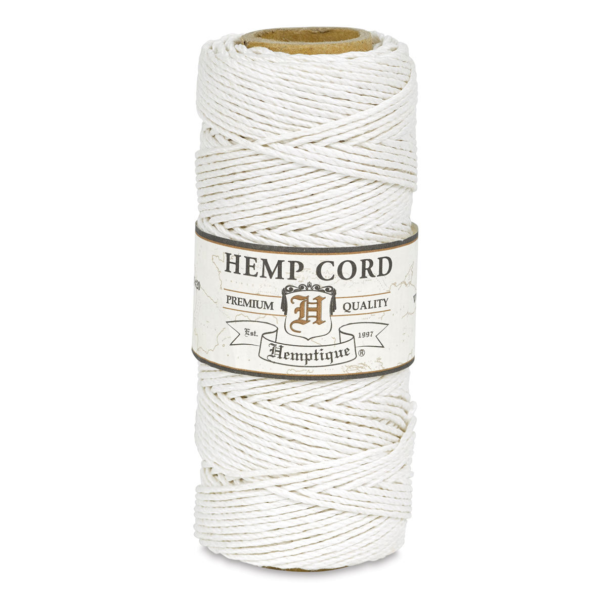Hemptique Hemp Cord Spool 48lb 205' White