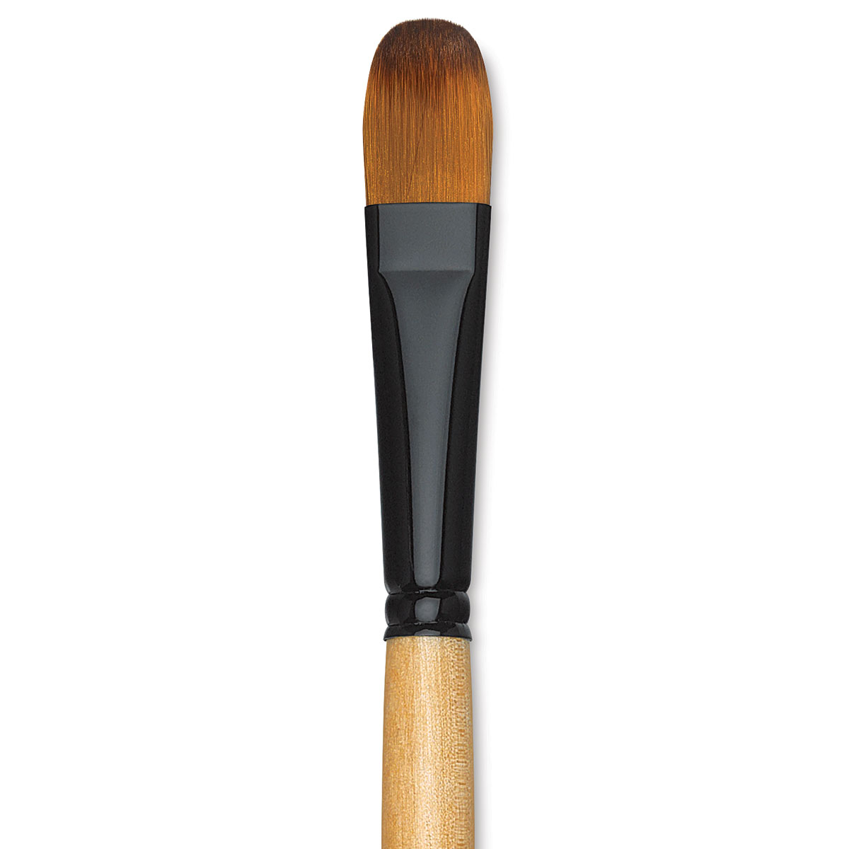 Dynasty Black Gold Brush - Filbert, Long Handle, Size 10
