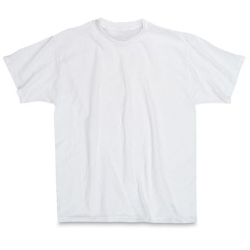 Open in modal - First Quality 50/50 T-Shirts, Adult Sizes - White Large