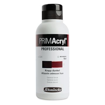 Open in modal - Schmincke Primacryl Professional Fluid Acrylic - Alizarin Crimson Hue, 250 ml bottle