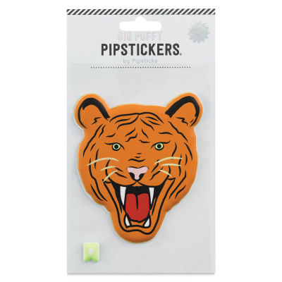 Pipsticks Big Puffy Sticker - Tiger (front of packaging)