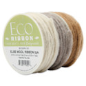 Morex Elbe Wool Ribbon - Neutrals, 3/16" x 3.3 yd, Pkg of 3